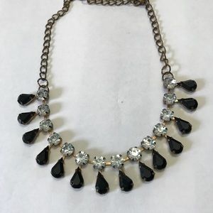 Vintage black statement necklace